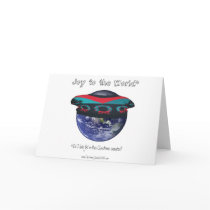 Joy to the World Christmas Sweater Cards