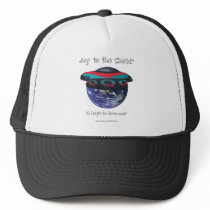 Joy to the World Christmas Sweater Mesh Hat