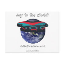 Joy to the World Christmas Sweater Post Card