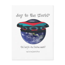 Joy to the World Christmas Sweater Post Cards