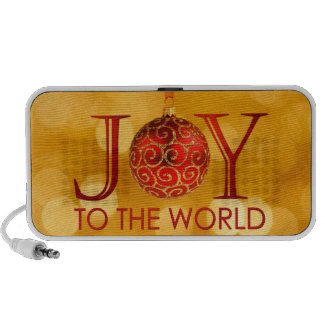 Joy to the World Doodle Portable Speakers