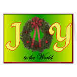 Joy to the World Greeting Card