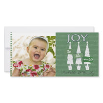 Joy to the World photo card template photo cards