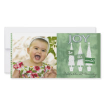 Joy to the World photo card template photo cards