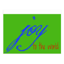 Joy-to-the-world postcards