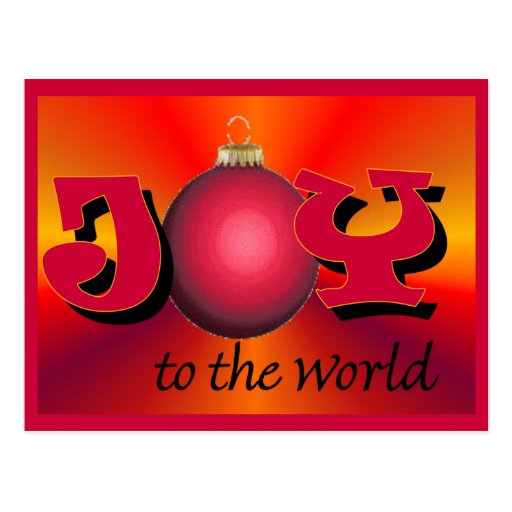 Joy to the World Postcard