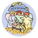 Joy to the World stickers