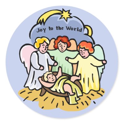 Joy to the World stickers