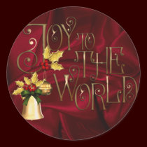 Joy to the World stickers stickers