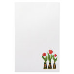 Joy Tulips Digital Painting Stationary Personalized Stationery
