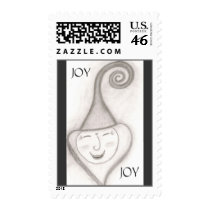 joy with a hat stamp