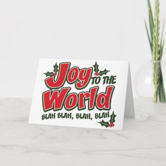 Joy World Blah Blah card