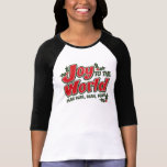 Joy World Blah Blah Ladies Raglan T-Shirt (fitted) t-shirts