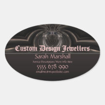 Joyeros medievales Sticke promocional de la fantas Pegatina De Óval Personalizadas