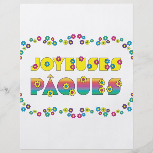 Joyeuses Pâques Custom Flyer