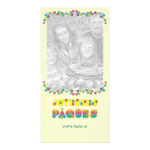 Joyeuses Pâques Customized Photo Card