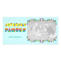 Joyeuses Pâques Photo Card Template
