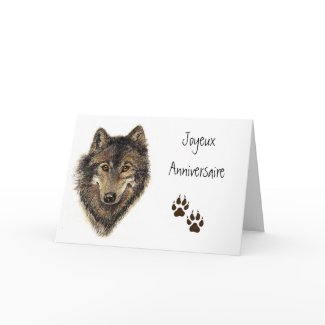 Joyeux Anniversaire, Wolf, Wolves, Animal