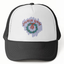 Joyeux Noel Holly Wreath hats by alternateworlds Joyeux Noel Holly Wreath hats
