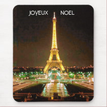 JOYEUX, NOEL  (MERRY CHRISTMAS) mousepads