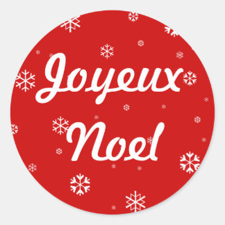 Joyeux Noel Stickers | Zazzle