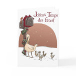 Joyeux Temps des fêtes Greeting Card