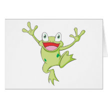 Joyful American Bullfrog Cards