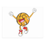Joyful Basketball Champion Postcard