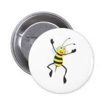 Joyful Bee Button