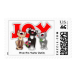 Joyful Cats postage