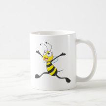 Joyful Female Bee Coffee Mug