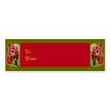 Joyful Flowers  Gift Tag business cards