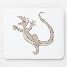 Joyful Komodo Dragon Mousepads