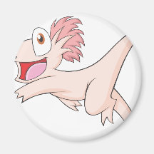 Joyful Mexican Axolotl Reptile Magnets
