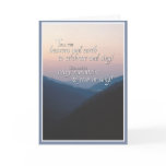 Joyful Mountains Religious Congratulations Cards