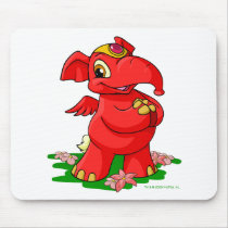 Joyful red Elephante in Shenkuu mousepads by neopets Joyful red Elephante in Shenkuu mousepads