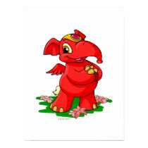 Joyful red Elephante in Shenkuu posters