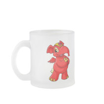 Joyful red Elephante mugs
