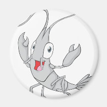 Joyful Shrimp Magnets