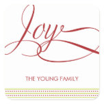 Joyful Wishes Holiday Gift Stickers stickers
