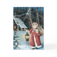 Joyful Yuletide Vintage Christmas Card card