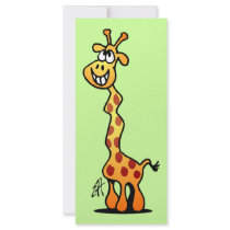 Joyfull Giraffe Custom Rack Cards