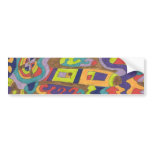 Joyfull Noise, abstract Bumper Sticker