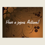 Joyous Autumn postcards