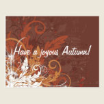 Joyous Autumn postcards