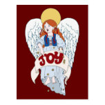 Joyous Christmas Angel Post Card