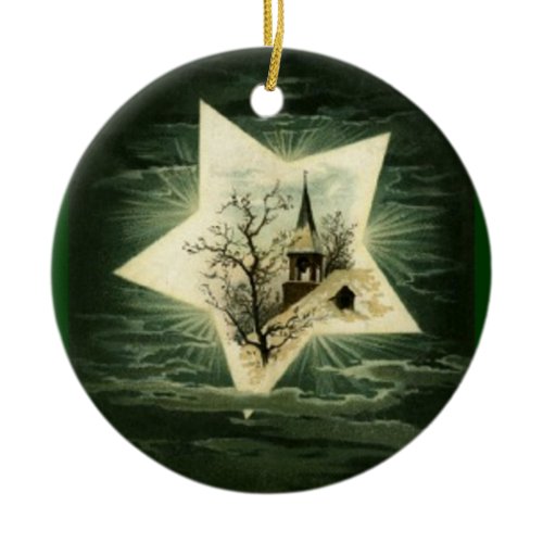 Joyous Christmas Greetings Ornament ornament