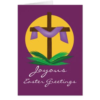 Joyous Easter Greetings Custom Card Greeting Card