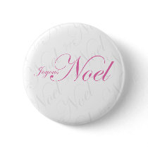 Joyous Noel Christmas Button