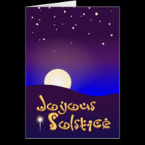 Joyous Solstice Card cards
